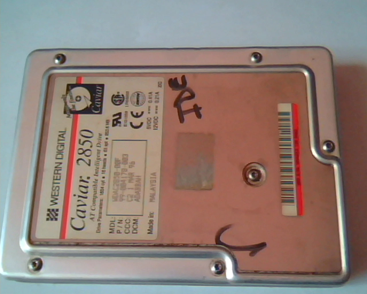 Hard Disk IDE Drive Western Digital Caviar 2850 99-004178-003