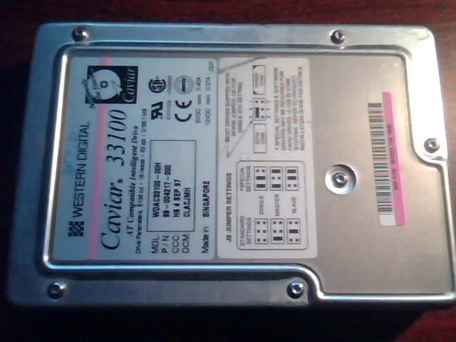 Hard Drive Western Digtal Caviar 33100 99-004217-000 WDAC33100-00H - image 2