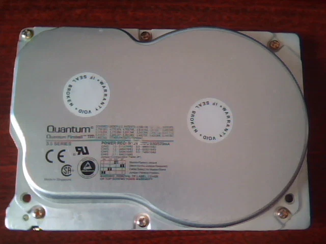 Hard Drive IDE Quantum Fireball 1280AT TM TM12A012 Rev 01-D ATMB 24K0 - image 2