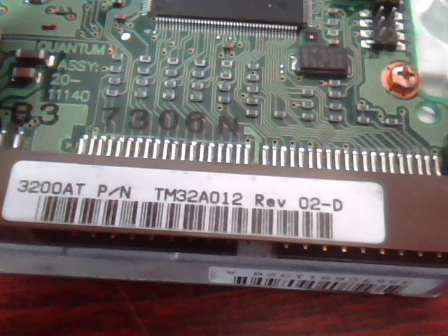 Hard Disk Drive Quantum Fireball TM TM32A012 Rev. 02-D 3200AT - image 3