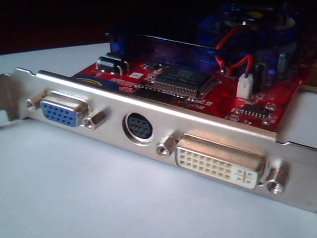 ATI AGP Video Card R9200-128DV (V1.0) Radeon 9200 Rex 128M DVI Rage Theater - image 5