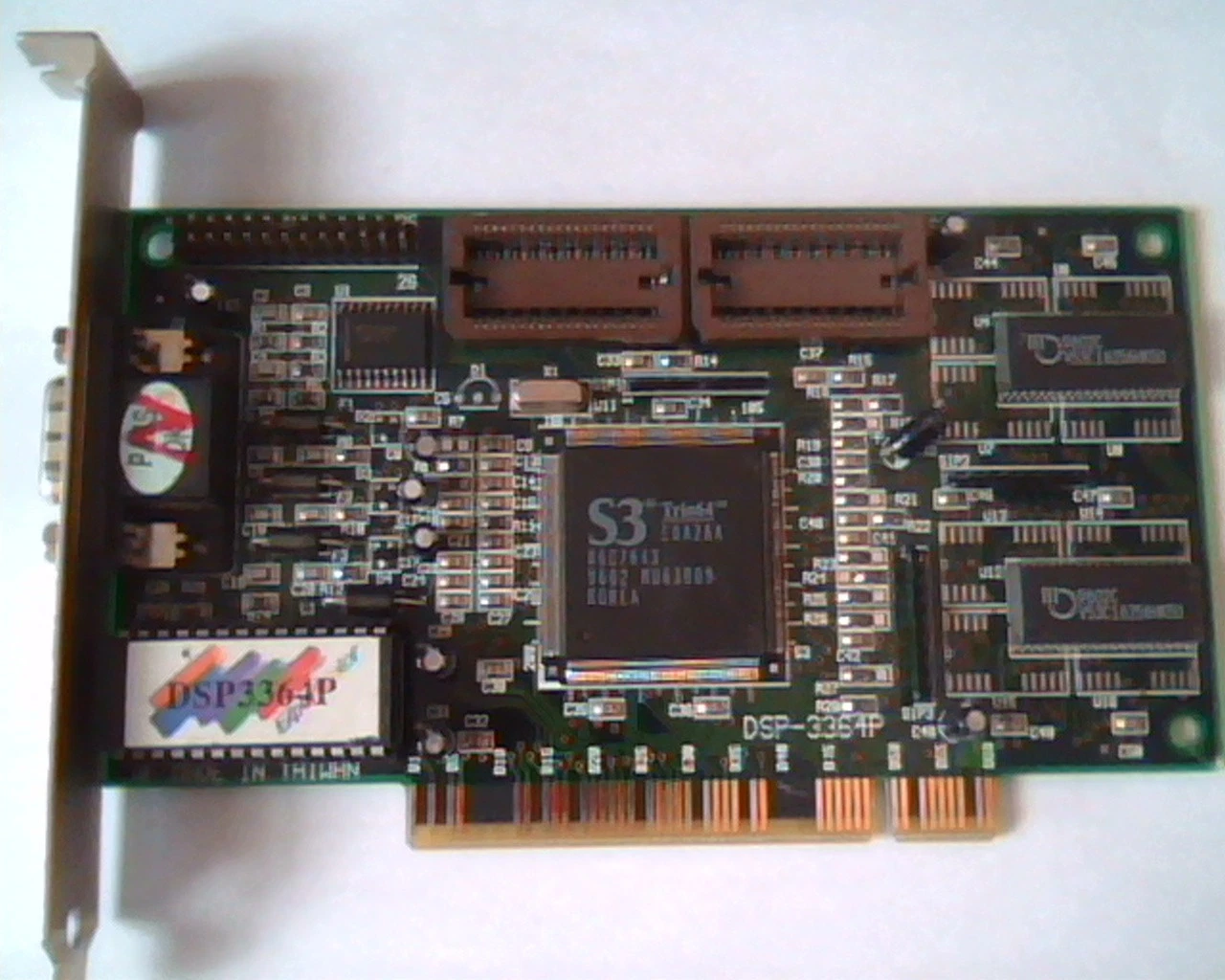 PCI Video card S3 Trio64 DSP3364P LUT-DSP3364P DSP-3364P VGA ExpertColor