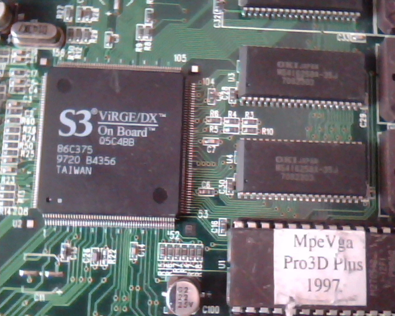 PCI Video card S3 ViRGE/DX MpeVga Pro 3D Plus 1997 ATL PRODX-2M-23 VGA - image 3