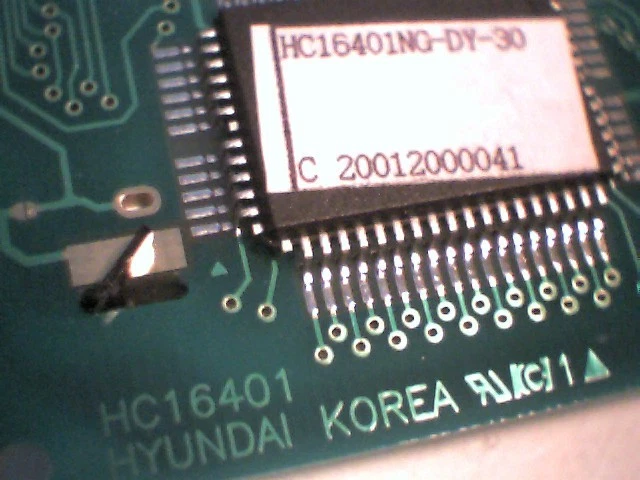 Hyundai LCD Display Panel HC16401NG-DY-30 HC16401 w/ backlight 16-pins - image 3