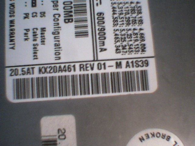 Hard Drive IDE Quantum Fireball Plus KX 20.5AT 01971U KX20A461 KX20A011 Rev 01-B - image 6