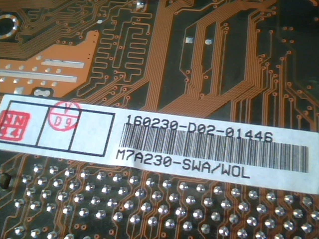 Motherboard Athlon Socket 462 ASUS A7VI-VM Rev 1.05 - image 8