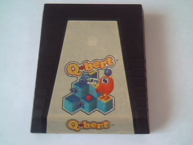 Qbert Parker Brothers Q bert 1983 Game Cartridge ATARI