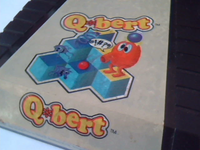 Qbert Parker Brothers Q bert 1983 Game Cartridge ATARI - image 2
