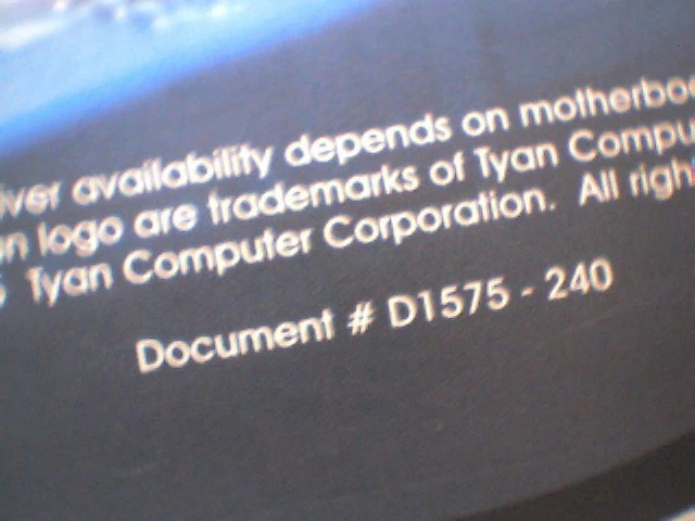 TYAN Driver CD v M2.4 Motherboard AMD S4882-D S2882-D S2850 S2498 S2469 S2892 - image 3