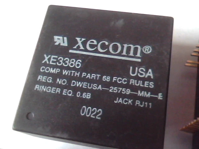 Xecom XE3386 Compact Data Modem on a chip - image 2