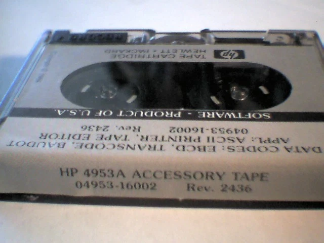 Vintage HP 1/4" Tape Cartridge 1984 Software 4953A Accessory Tape 04953-16002 x - image 3