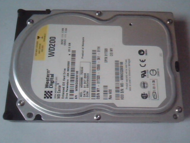 Hard Drive IDE Western Digital Caviar WD200BB-75DEA0 2060-001129-001 WD200