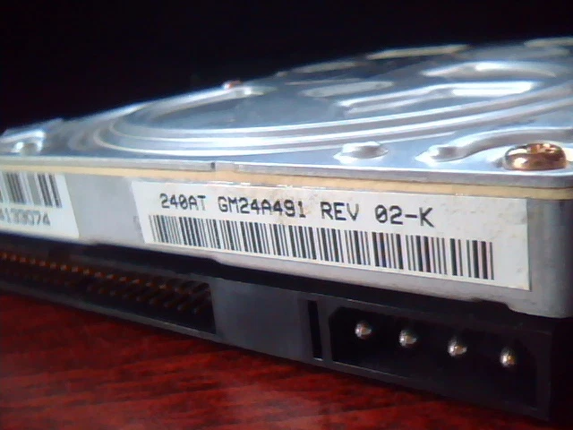 Hard Disk Drive IDE Quantum ProDrive LPS 240AT GM24A491 Rev 02-K 240HD - image 2