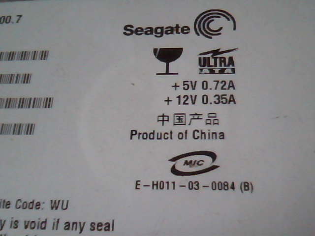 Hard Drive IDE Seagate Barracuda ST380011A 9W2003-006 100316764 D8P-01 80GB - image 3