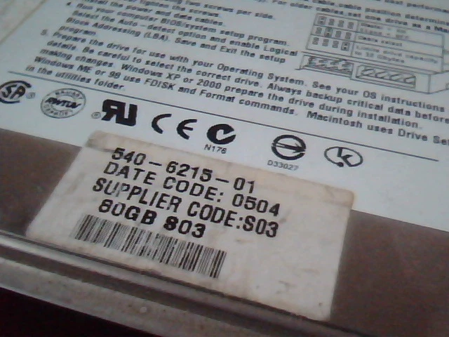 Hard Drive IDE Seagate Barracuda ST380011A 9W2003-006 100316764 D8P-01 80GB - image 4