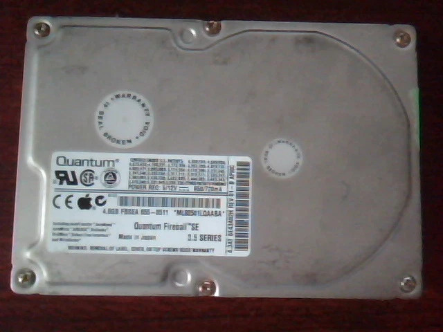 Hard Drive IDE Quantum Fireball SE 4.3AT SE43A02H apple 655-0511 SE43A012