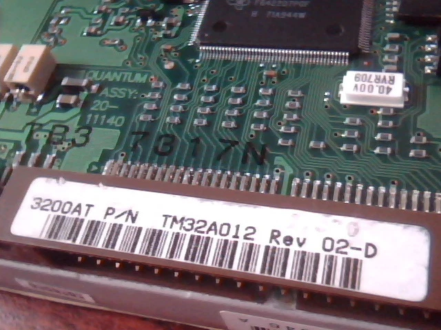 Hard Disk Drive IDE Quantum Fireball TM 3200AT TM32A012 02-D PCXRA-AO TM32A475 - image 3