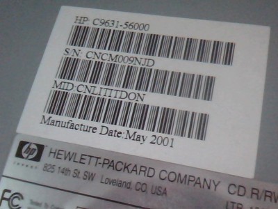 Hewlett Packard HP CD Drive Writer R/RW LTR-12101B C9631-56000 cd12 series — image 4