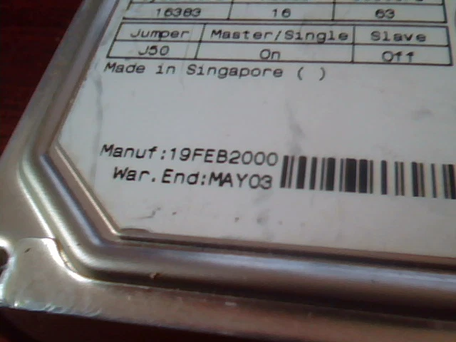 Hard Disk Drive IDE Disk Maxtor 52049U4 DA620CQ0 03P3 11P1 - image 4