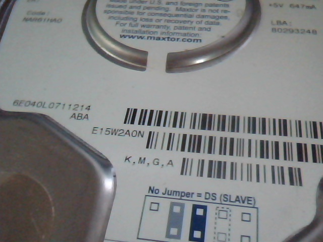 Hard Drive IDE Disk Maxtor E-H011-02-3427 DiamondMax Plus 8 40GB NAR61HA0 - image 5