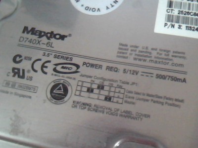 Hard Disk Drive IDE 40GB Maxtor D740X-6L MX6L040J2 19K1568 A00 3.5 — image 2