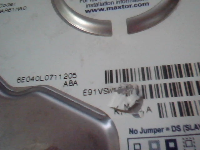 Hard Disk Drive IDE Maxtor DiamondMax Plus 8 40GB NAR61HA0 E-H011-02-3127 - image 3