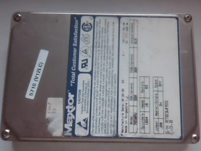 Hard Disk Drive IDE Disk Maxtor 7850AV 55A 36A 01A 06/95