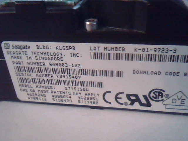 Hard Drive SCSI Seagate ST15150W DEC RZ29C-W 9A8003-122 K-01-9723-3 - image 2