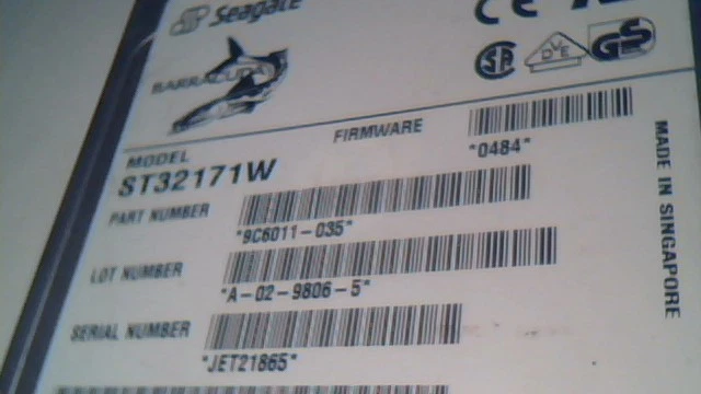 Hard Disk Drive Seagate Barracuda ST32171W 9C6011-035 68-pin 7200RPM - image 3