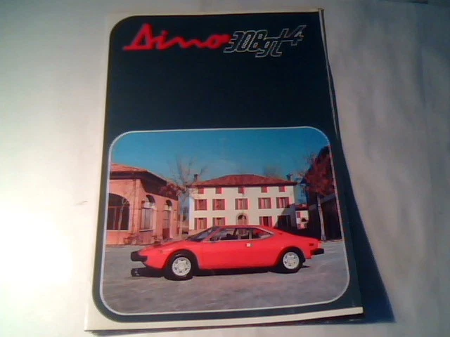 Sales Brochure Ferrari Bertone Gino 308gt4