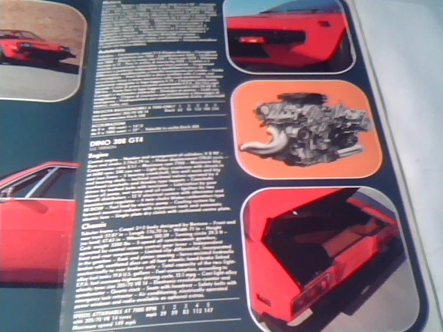 Sales Brochure Ferrari Bertone Gino 308gt4 - image 6