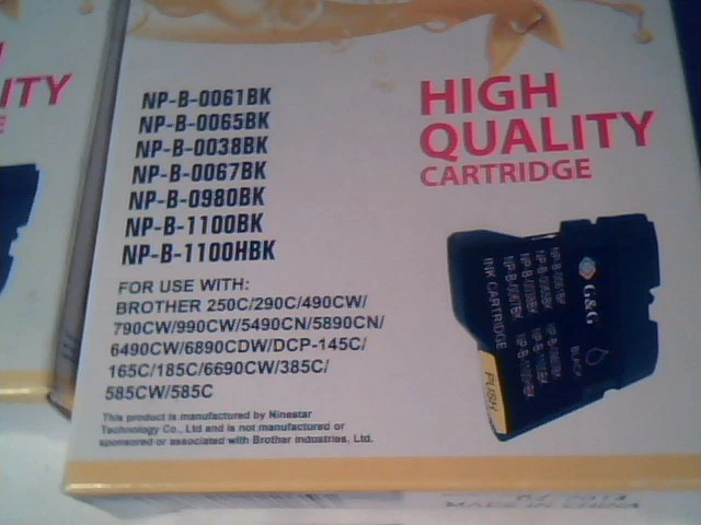 Set of G&G NP-B-0061 Color Inkjet Ink Cartridges Compatible LC-61 Brother - image 6