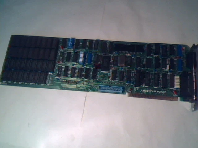 Sigma Designs American Mitac Memory and I/O Combo Card 8-bit ISA PC/XT vintage