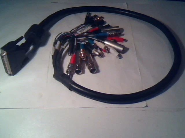 A/V Cable 59-pin "D" XLR BNC RCA SVHS -- 22 ports vintage BIG