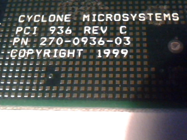Cyclone Microsystems 270-0936-03 PCI 936 SCSI RAID Controller Card - image 3