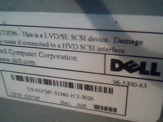 DELL PowerVault 120T 01F545 DLT1 Tape Drive 40-1271-01 AutoLoader - image 4