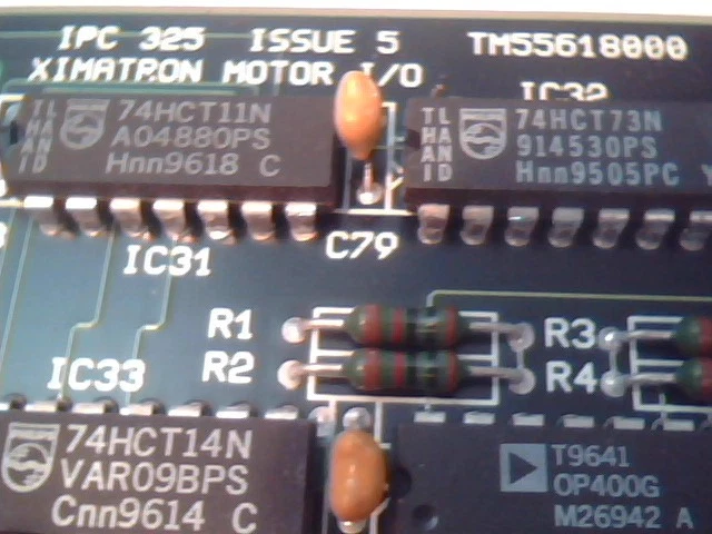 XIMATRON Motor IO IPC 325 Issue 5 TM55618001 Issue 11 1995 ISA Controller Card - image 4