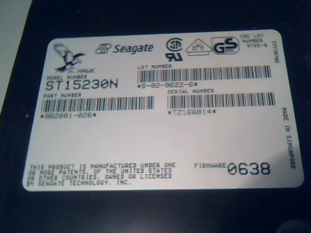 Hard Disk Drive Seagate Hawk ST15230N 9B2001-027 9B2001-026 4GB 50-pin 3.5" HH - image 7