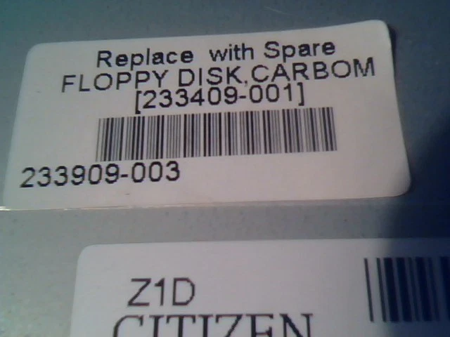 HP 372058-001 FLOPPY DISK DRIVE USB PORT FOR PROLIANT ML350 G4 233409-001 carbom - image 5