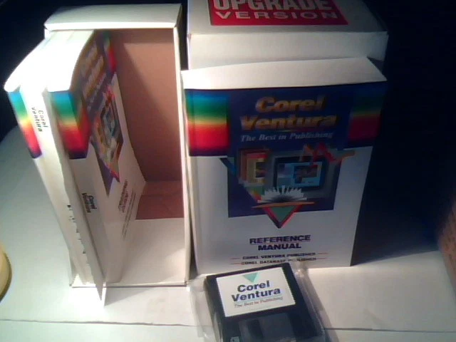 Corel Ventura 4.2 from 1993 on 3.5" floppy disks new sealed (upgrade?)