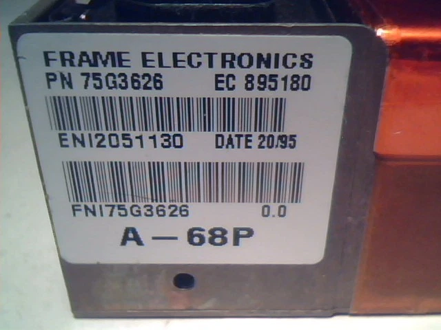 IBM 86F0103 2GB 3.5" HH SCSI-WIDE 68-pin HARD DRIVE TYPE 0664 - image 4