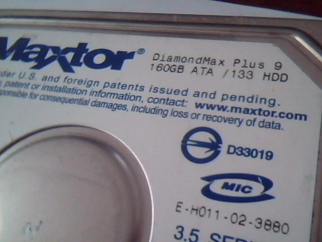 Hard Disk Drive Maxtor MA6Y160P0 YAR41BWO 5187-2137 HD - image 2