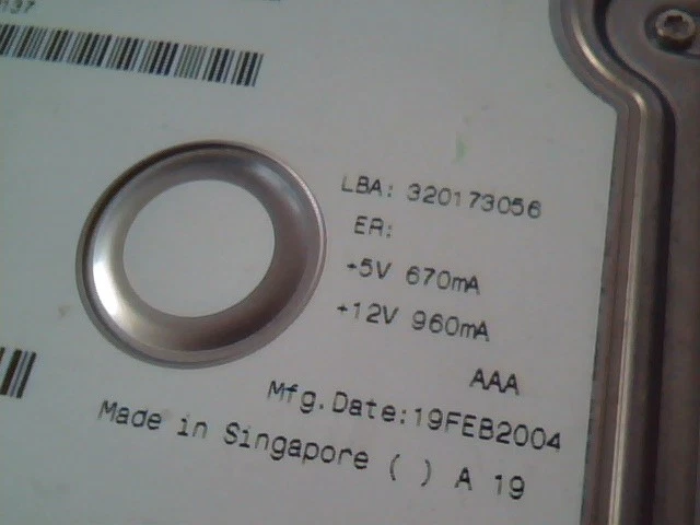 Hard Disk Drive Maxtor MA6Y160P0 YAR41BWO 5187-2137 HD - image 4