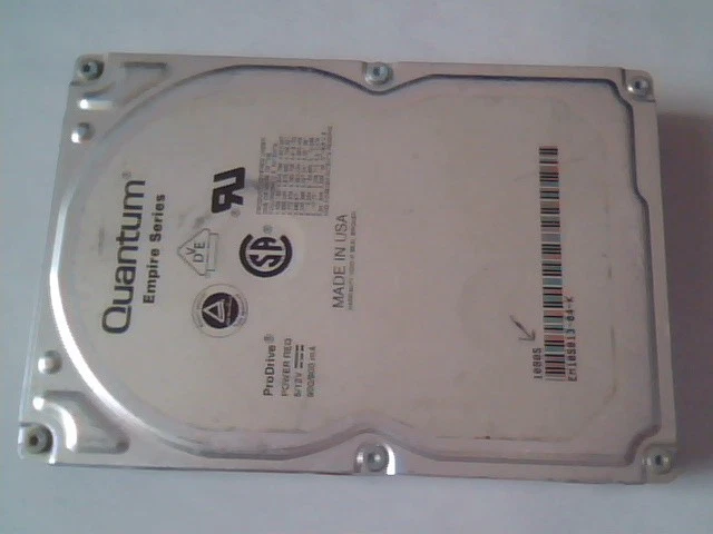 Hard Disk Drive Quantum Empire Series 1080S EM10S013-04-K 50