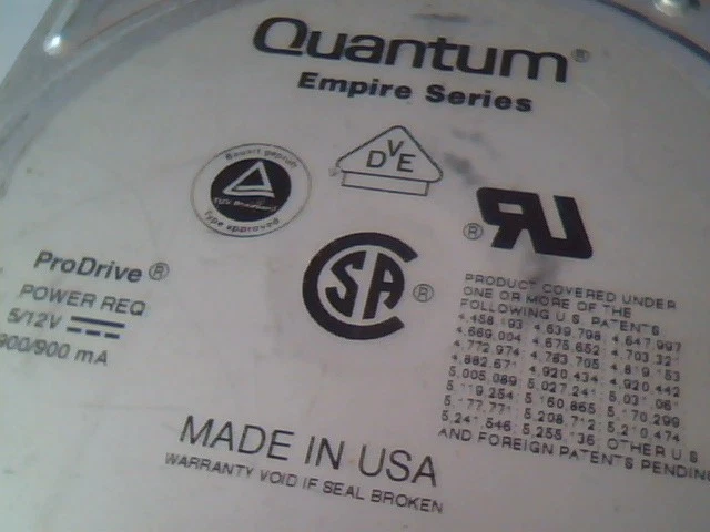 Hard Disk Drive Quantum Empire Series 1080S EM10S013-04-K 50 - image 2