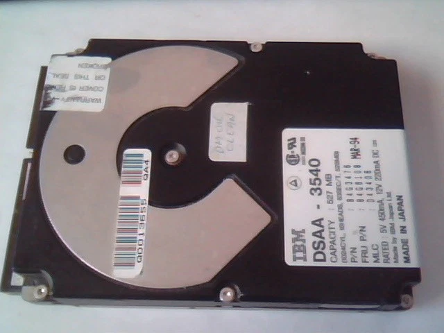 Hard Disk Drive IBM DSAA-3540 84G3476 84G6108 D43406