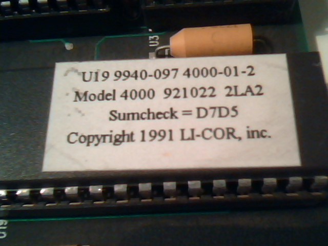Li-Cor Model 4000 DNA Sequencer - Control Circuit Board 9940-097 Ver2 - image 5