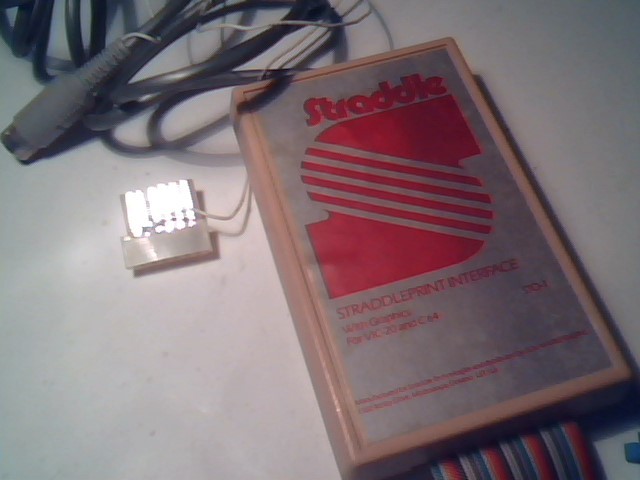Straddle STRADDLEPRINT INTERFACE With Graphics for VIC-20 and C-64 vintage rare - image 2