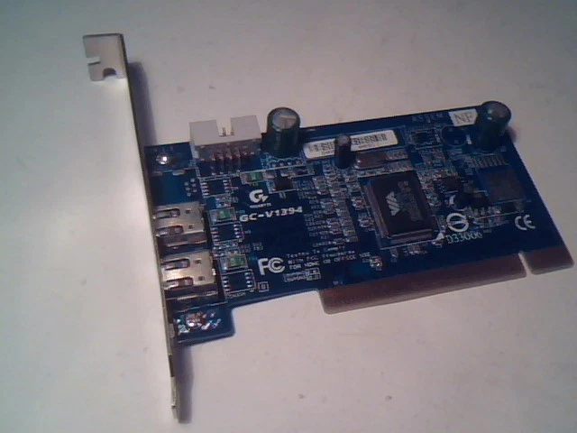 Gigabyte GC-V1394 GC V1394 Firewire Controller VIA VT6306 IEEE1394 IEEE 1394 PCI