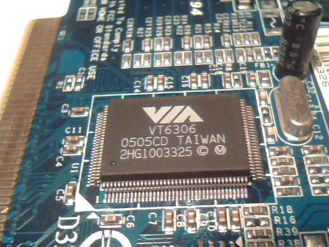 Gigabyte GC-V1394 GC V1394 Firewire Controller VIA VT6306 IEEE1394 IEEE 1394 PCI — image 4
